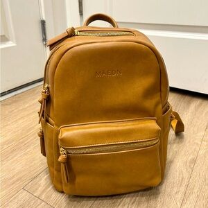 Maedn/ Màden / Joone large all day diaper bag in Saddle